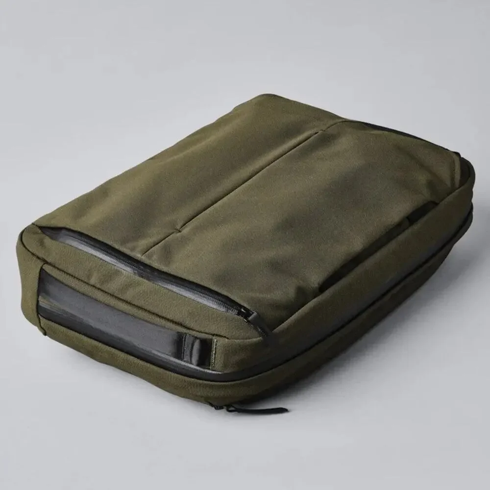NWOT Alpaka Elements Tech Brief Pro Laptop Bag/Backpack Army Green